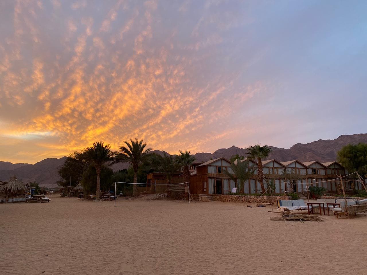 Nuweiba Lodge chalets and grounds
